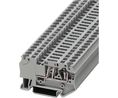 Durchgangsklemme, Federzugklemme, 2 Pole, 500V, 20A, 4mm², Grau